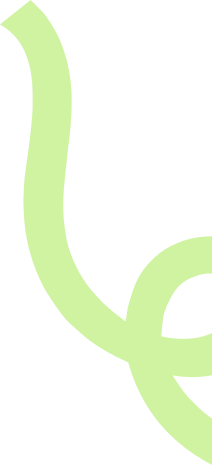 A thick, curving, and looping abstract line or ribbon shape. This element is highly stylized and serves purely as a decorative graphic to add visual interest or flow to a design.